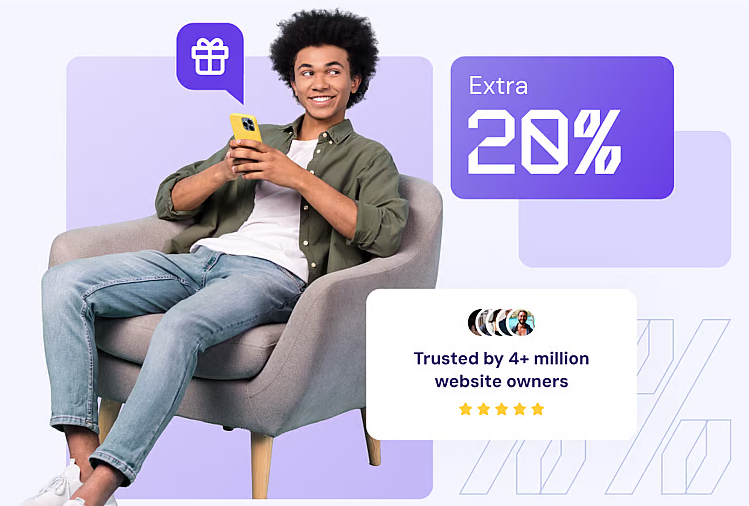 Hostinger Hosting + extra 20% Off